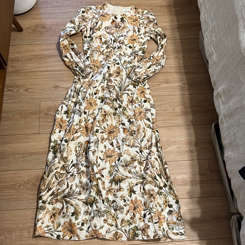 NWOT Zimmermann Chintz Floral Midi Dress - Picture 4 of 13